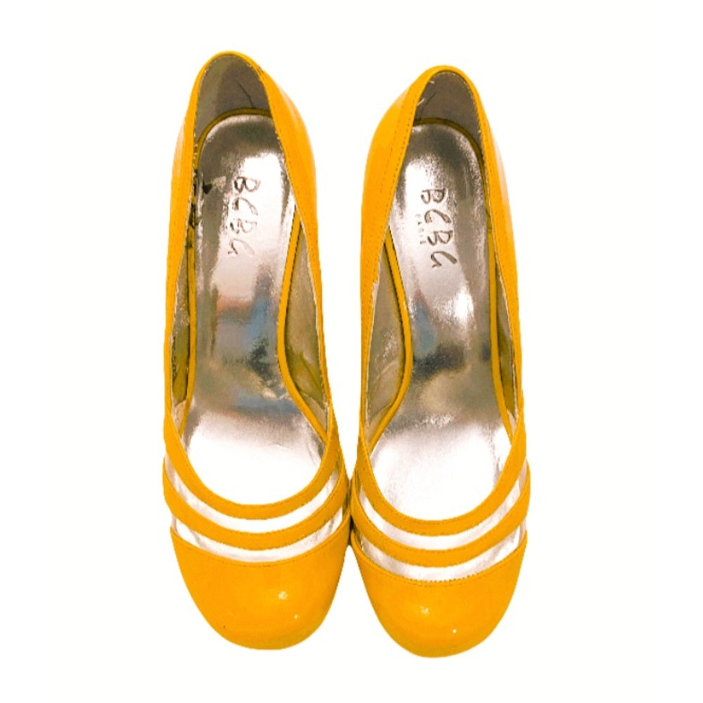 BCBG YELLOW HEELS BOGO 🤑🤗