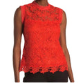 NANETTE LEPORE CORAL LACE TOP