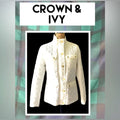 CROWN & IVY WHITE JACKET