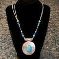 TURQUOISE & BEAD LONG NECKLACE