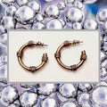 VINTAGE STERLING SILVER HOOPS