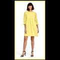 Who What Wear Yellow Mini Dress