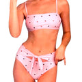 SEXY HIGH WAIST BANDEUX BIKINI