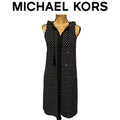MICHAEL KORS BLACK POLKADOT SHIFT DRESS