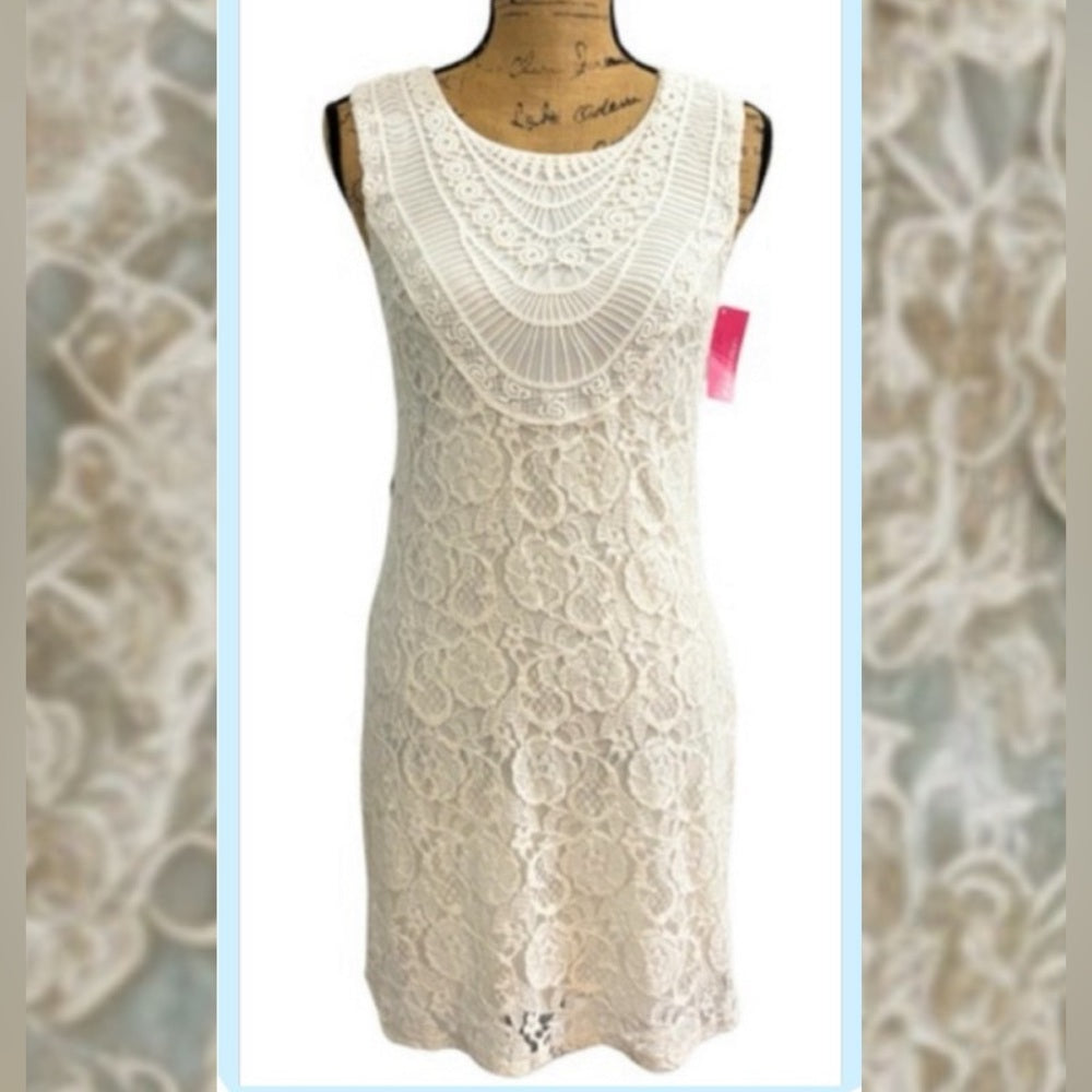 Xhilaration Ivory Lace Dress