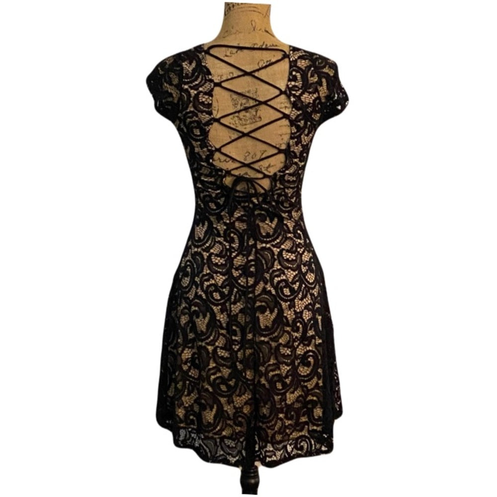 MARU BLACK LACE DRESS