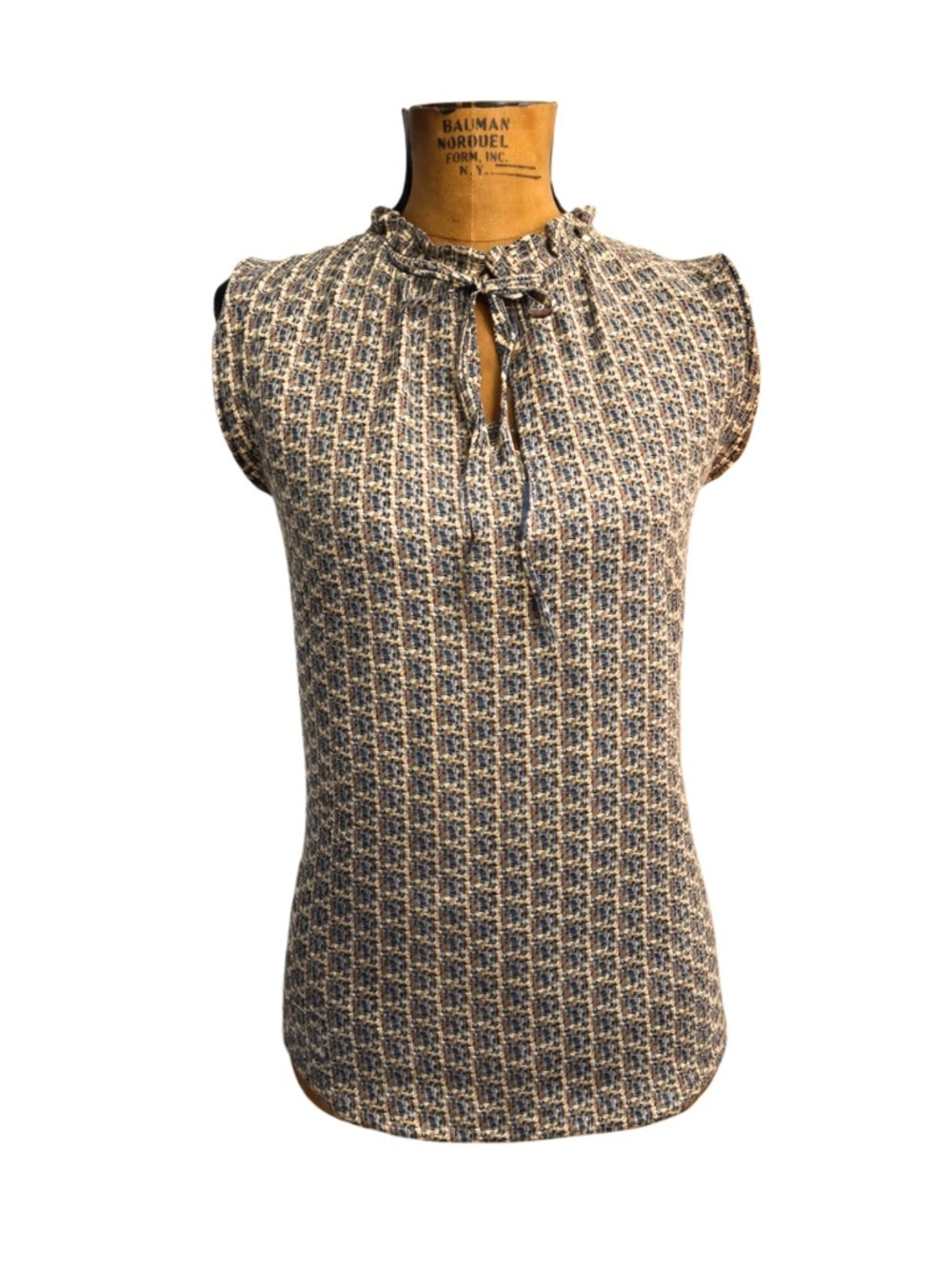 Cupcakes & Cashmere Patterned Sleeveless Top