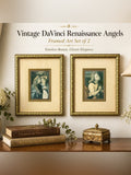 Vintage DaVinci Renaissance Angels Framed Art