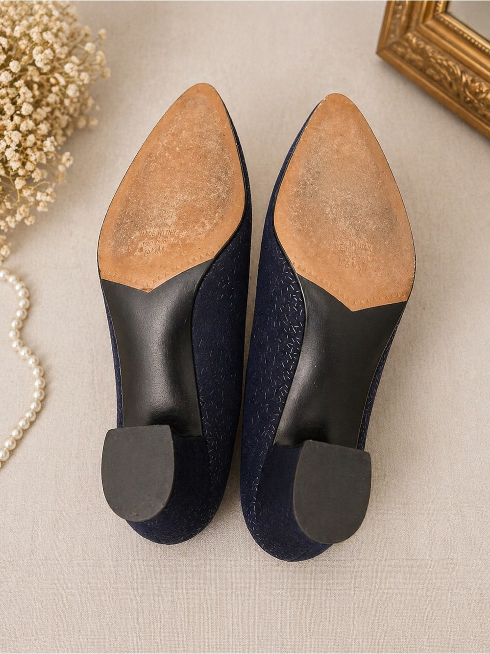 VINTAGE ITALIAN LEATHER HEELS